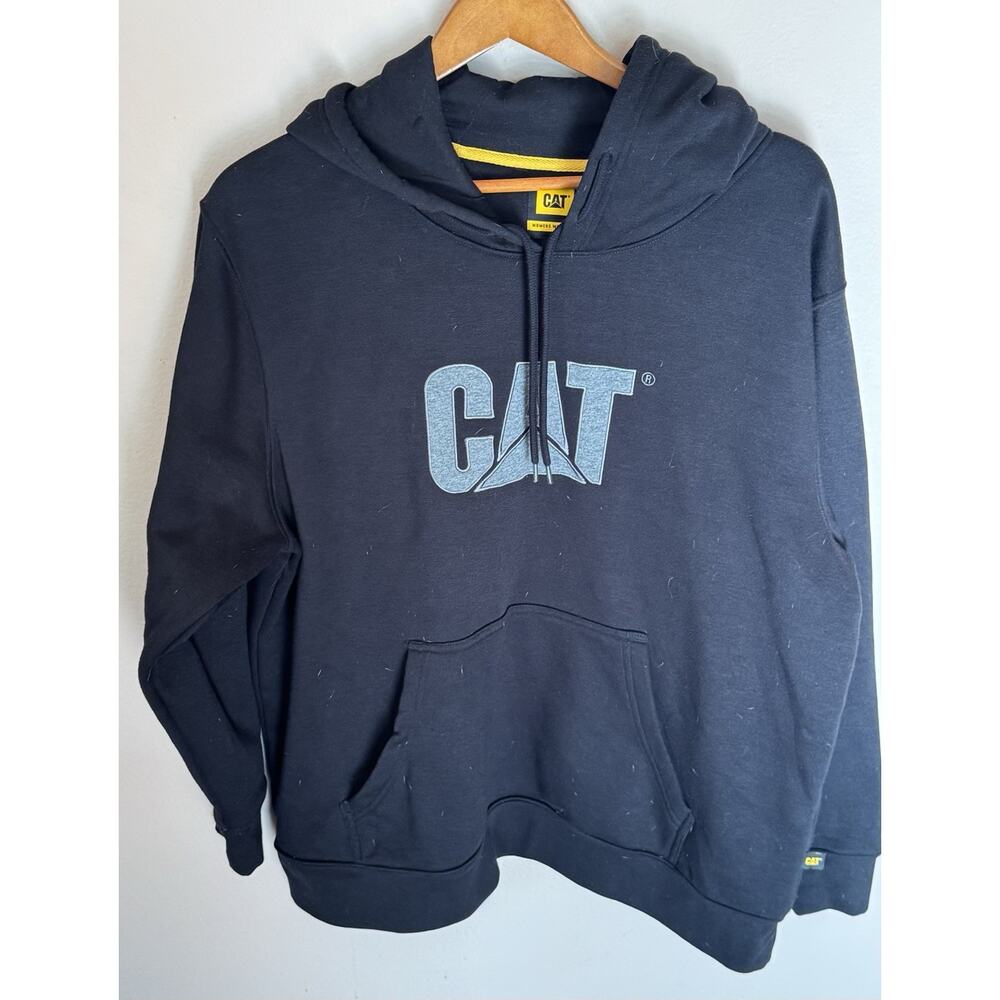 Cat Catapiller Womens Sweatshirt XL Long Sleeve Black
